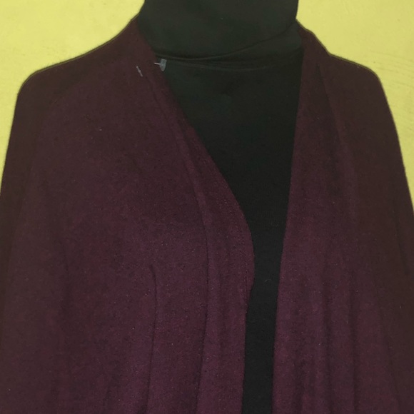 New Woman’s Deep Burgundy Drapy  Sweater ! - Picture 3 of 11